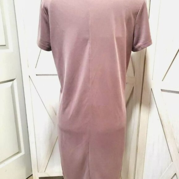 Sigrid Olsen Blush Tshirt Dress With Pockets Size Medium NWOT - Picture 3 of 6